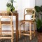 Baxton Studio Ivora Modern Bohemian Natural Brown Rattan Counter Stool 212-12787-ZORO - alternate 1